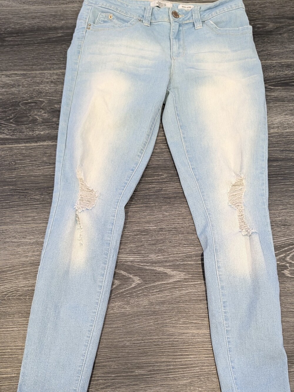 Light Blue Distressed Women’s Jeans
